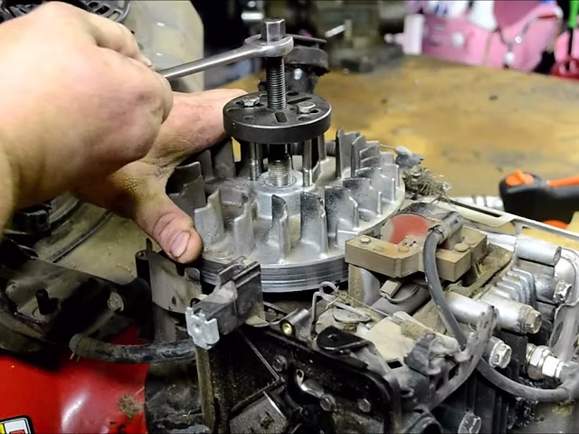 Small engine repair work